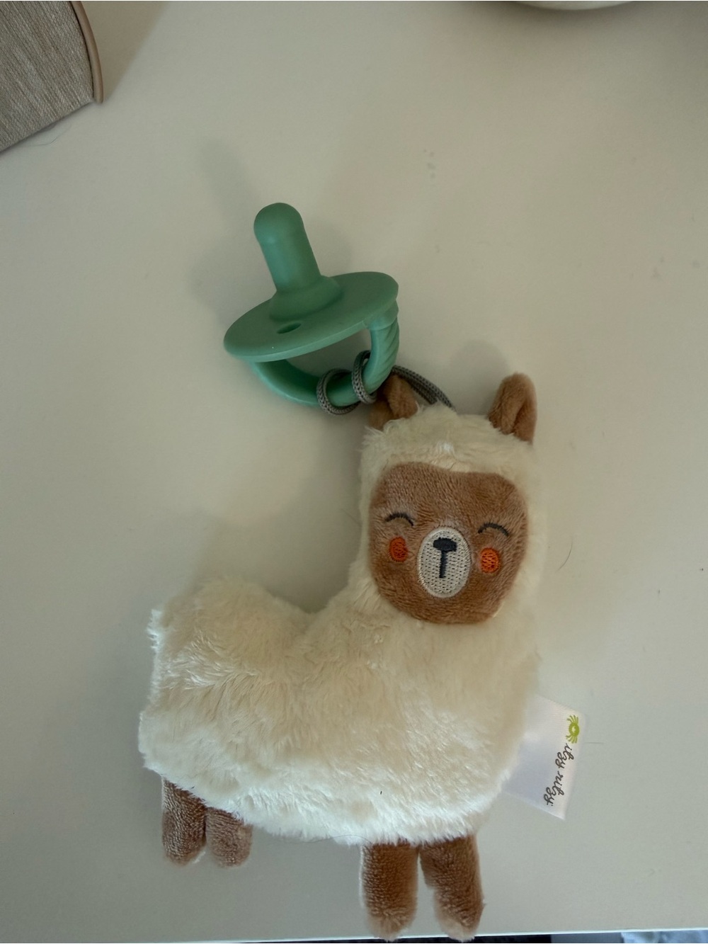 NWOT Itzy Ritzy Pacifier & Lovey Set - Llama